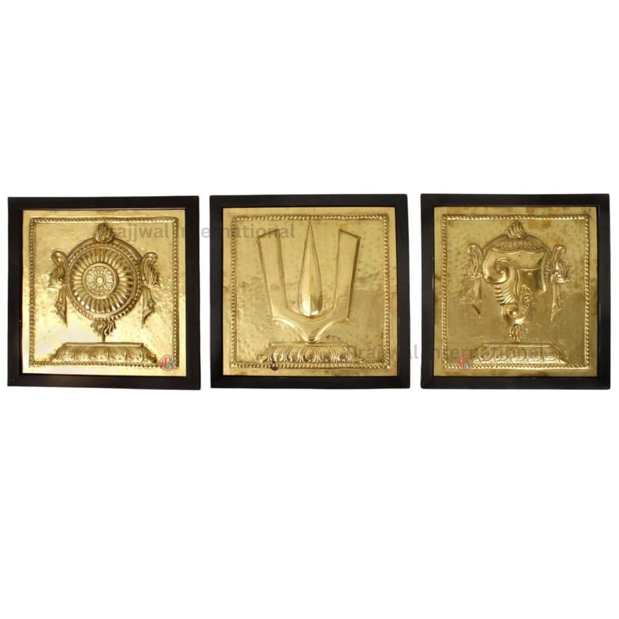 Vaishnava Symbol - Shankha Chakra Tilaka (Set of 3)
