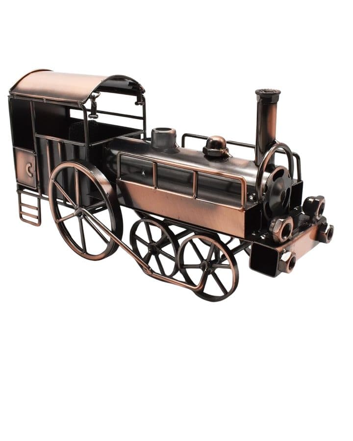 Vintage Brass Model Train Engine