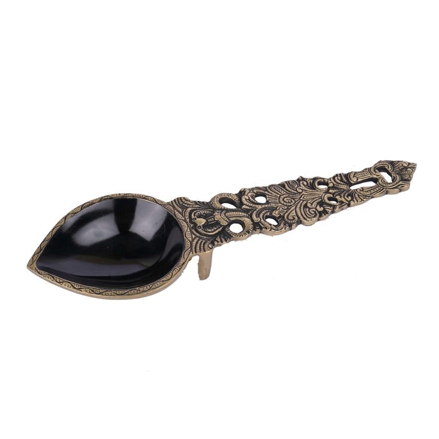 BRASS SINGAL KAPUR DIYA