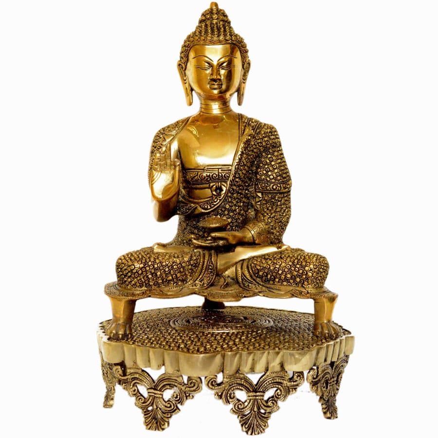 Buddha With Small Chowki