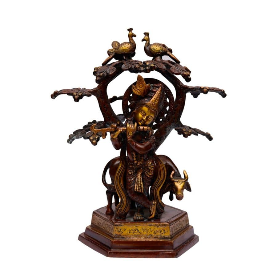 Lord Cow Krishna with Tree