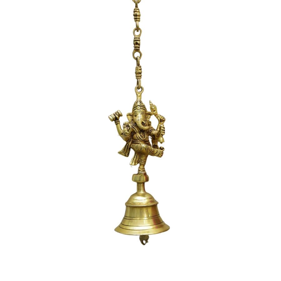 Lord Ganesha Wall Hanging with 1 Bell