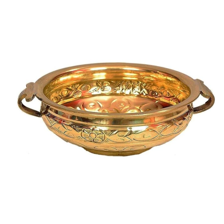 Decorative brass urli