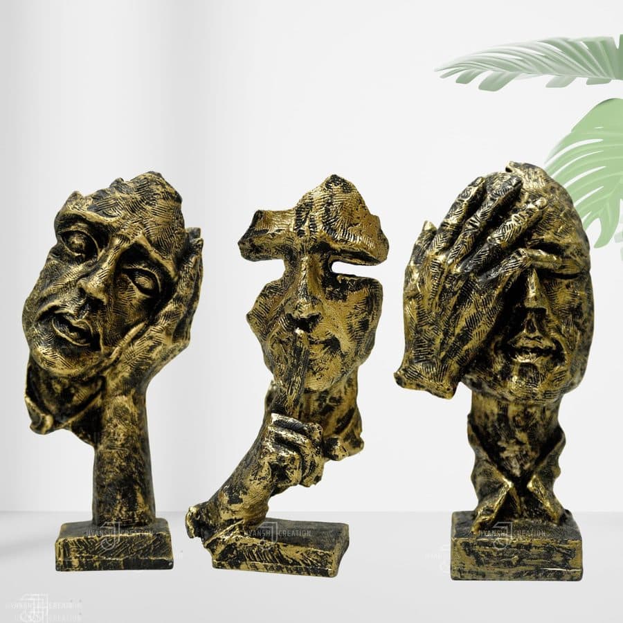 3 Hand Face Set