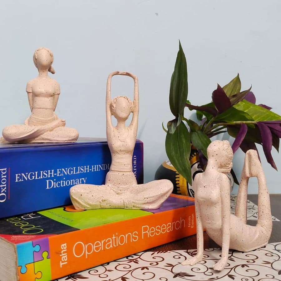 Yoga Lady Small Set of 3