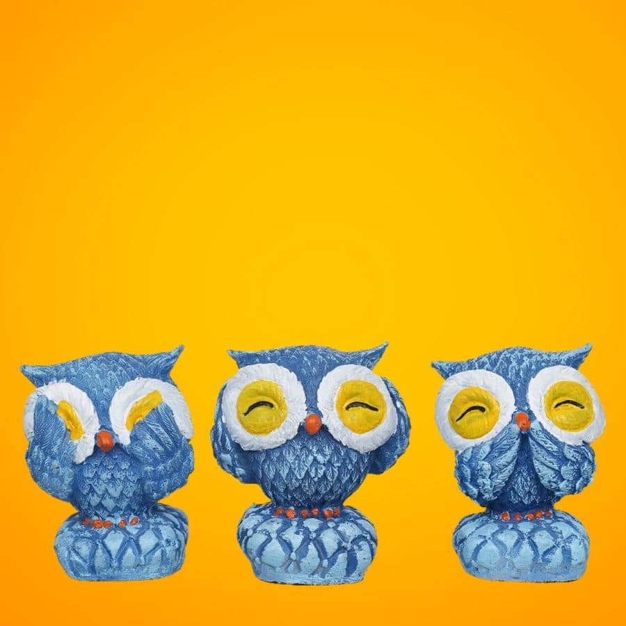 Little Owl Set Of 3
