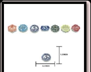 Ceramic Agarbatti Stand set of