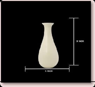 Ceramic Bottle Round Flower Vase Medium