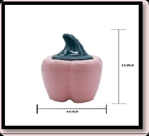 Ceramic Capsicum Pink Without Thermacol