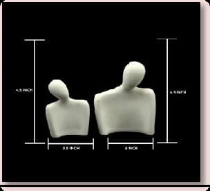 Ceramic Couple Set Of Off White x