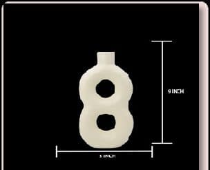 Ceramic Double Ring Flower Vase