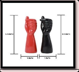 Ceramic Hand Vase Set of