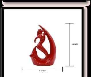 Ceramic Mermaid Red