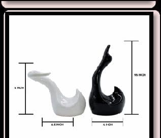 Ceramic Tilt Duck Set of x