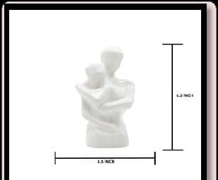 Hugging Couple Diamond Cut