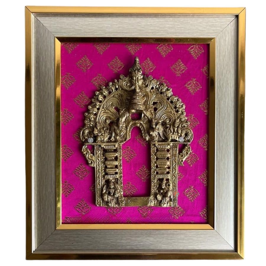 Brass Prabhavali Wall Hanging Frame â Sacred Aura for Divine Spaces