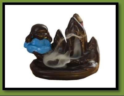 Little Baby Back flow smoke fountain with cones LBBL