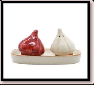 Ceramic Salt and Pepper Modak Shape Without Thermacol